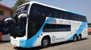 in bus a Surin thailandia