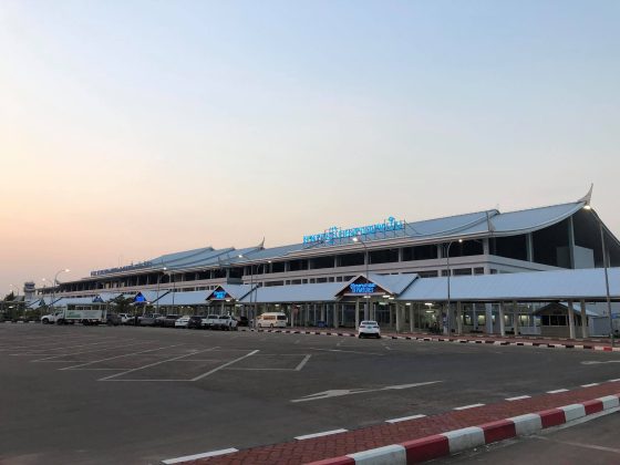 Laos Aeroporto di Wattay a Vientiane