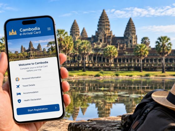 cambogia e-arrival card per viaggiare