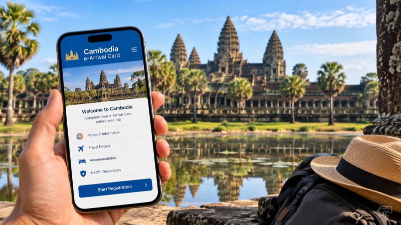 cambogia e-arrival card per viaggiare